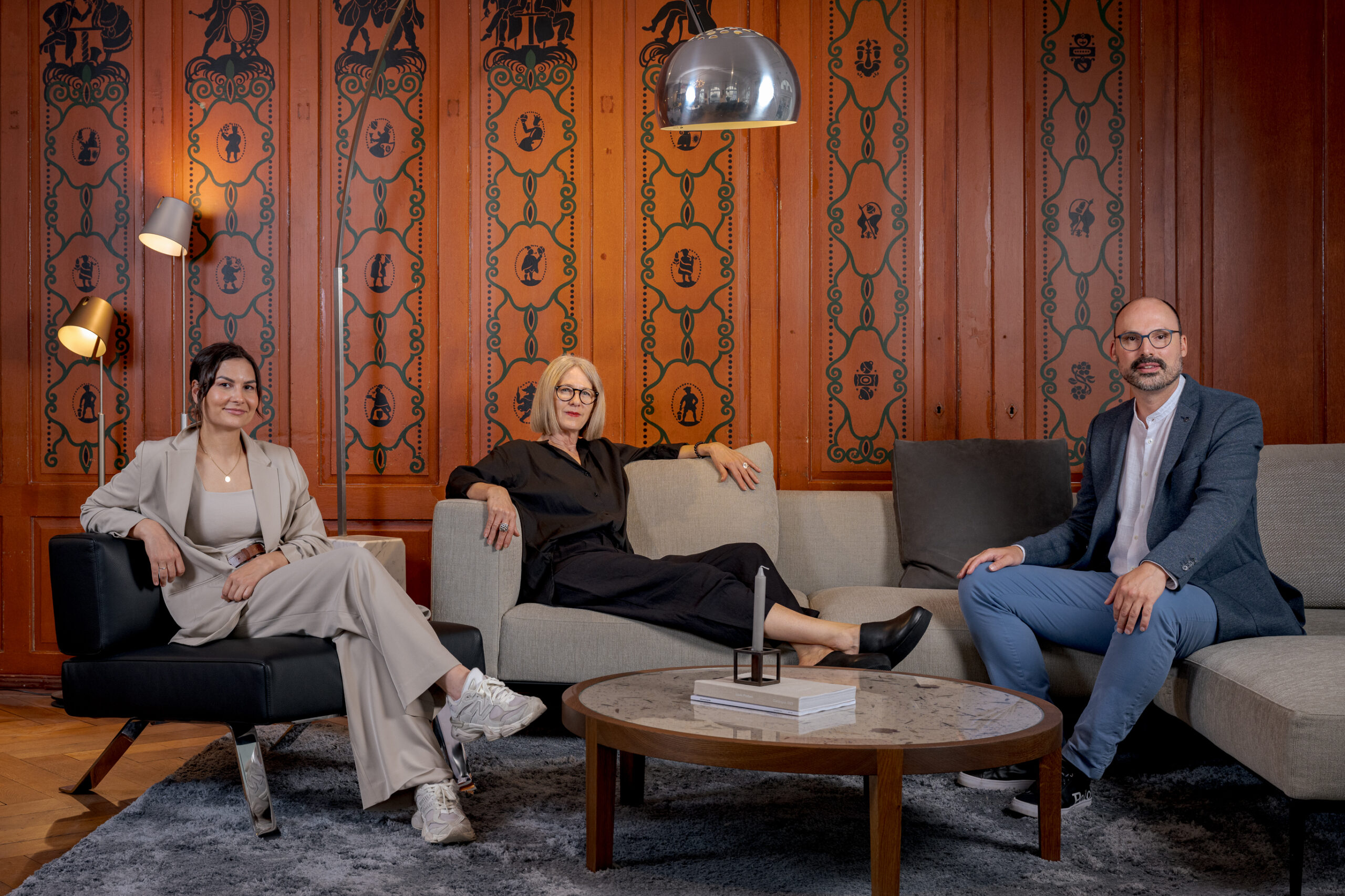 Das Team von designphorie (Samira Hilali, Gabriele Pauling, Thomas Singer)